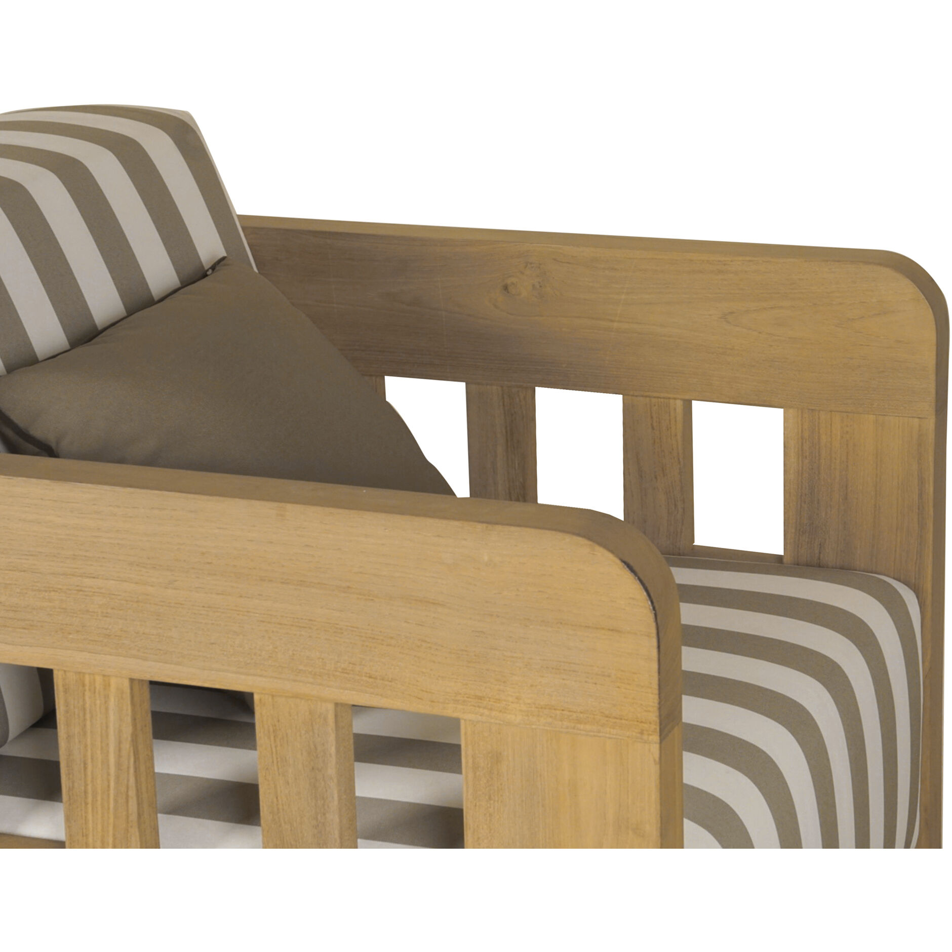 Adelaide Brown Outdoor Accent Chair